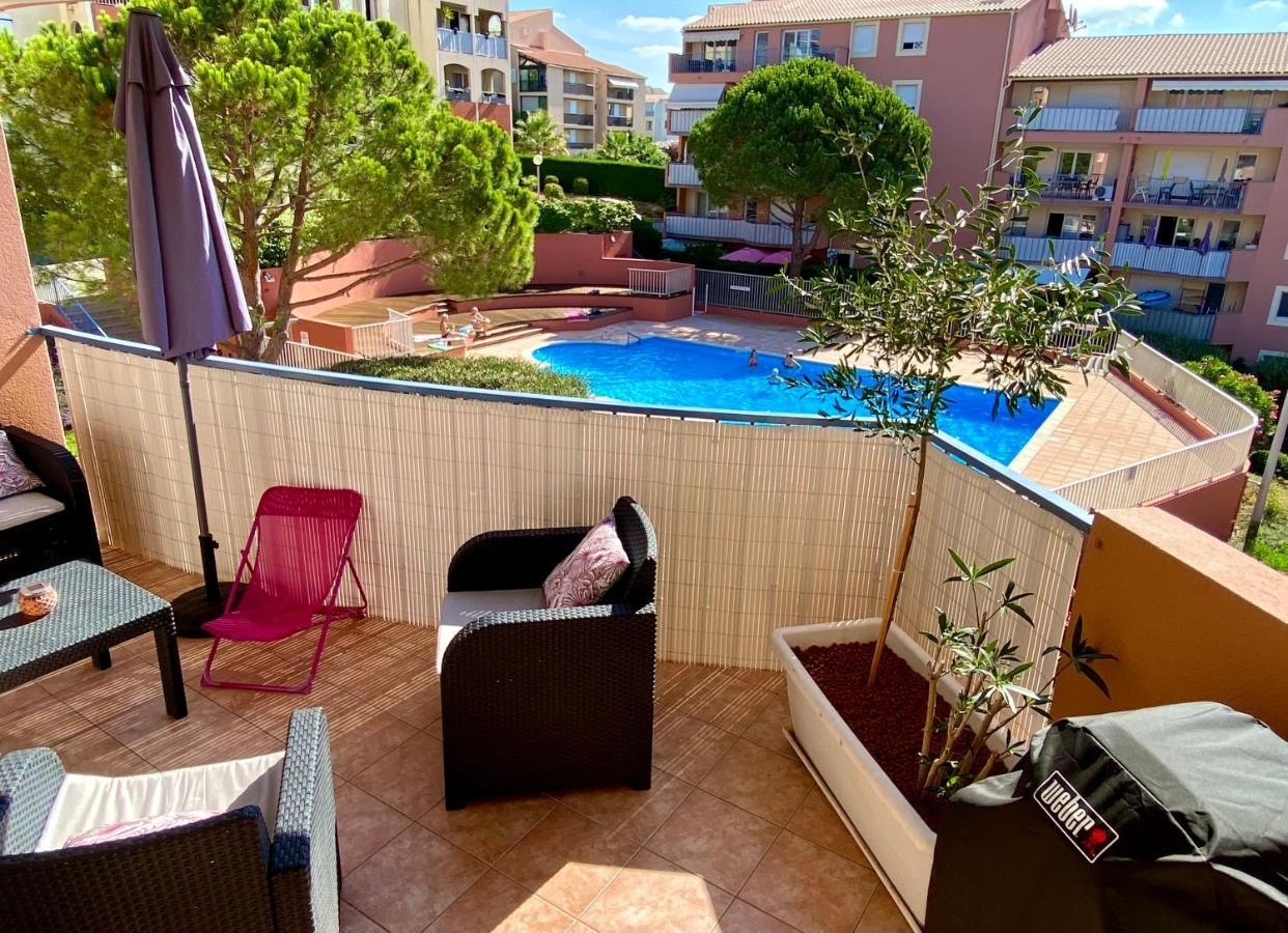 Coeur De Frejus, L'Amphitheatre, Appartement 3 Pieces Climatise, Terrasse, Barbecue, Piscine & Parking Екстериор снимка